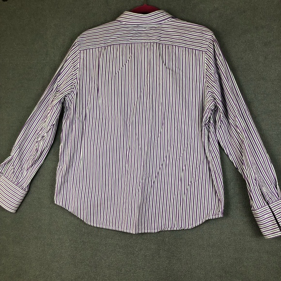 Lauren Ralph Lauren Button Up Cotton long sleeve classic shirt size XL - Picture 2 of 8